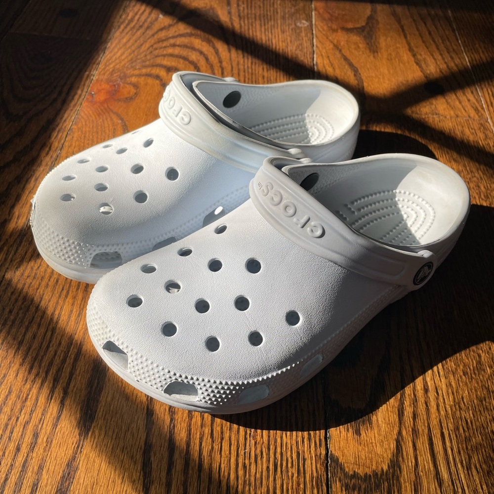 Light blue Crocs